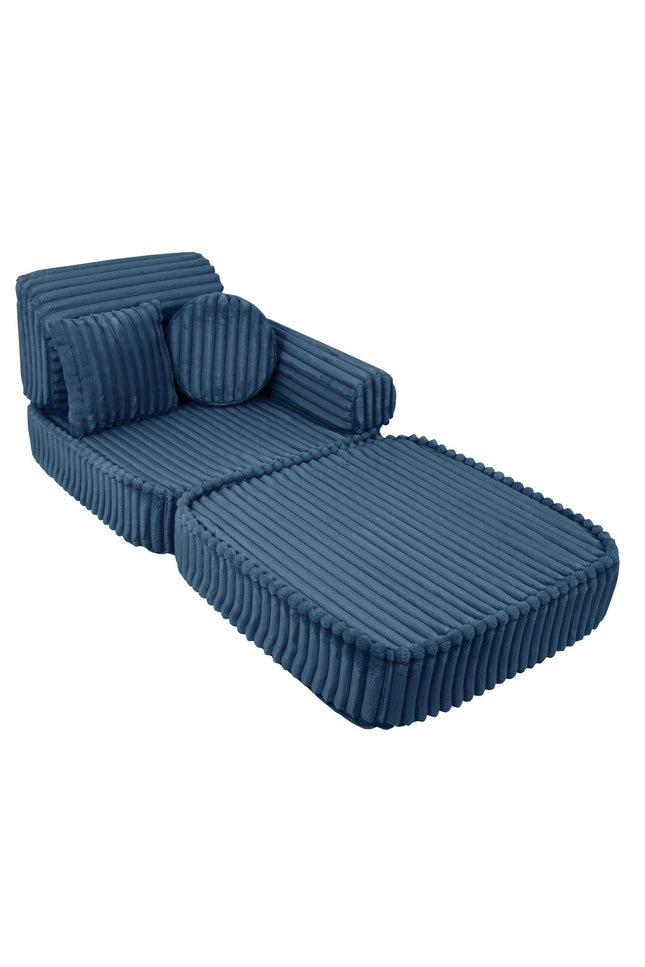 Modulaire kinderbank medium - Churros Blauw-mercibeaucoupp.eu