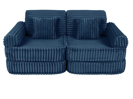 Medium Modular Sofa for Kids - Churros Blue