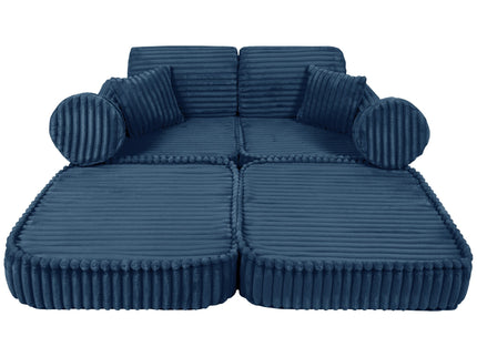 Medium Modular Sofa for Kids - Churros Blue