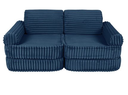 Medium Modular Sofa for Kids - Churros Blue