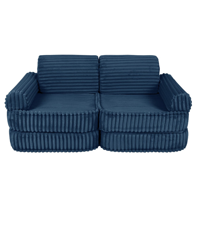 Medium Modular Sofa for Kids - Churros Blue