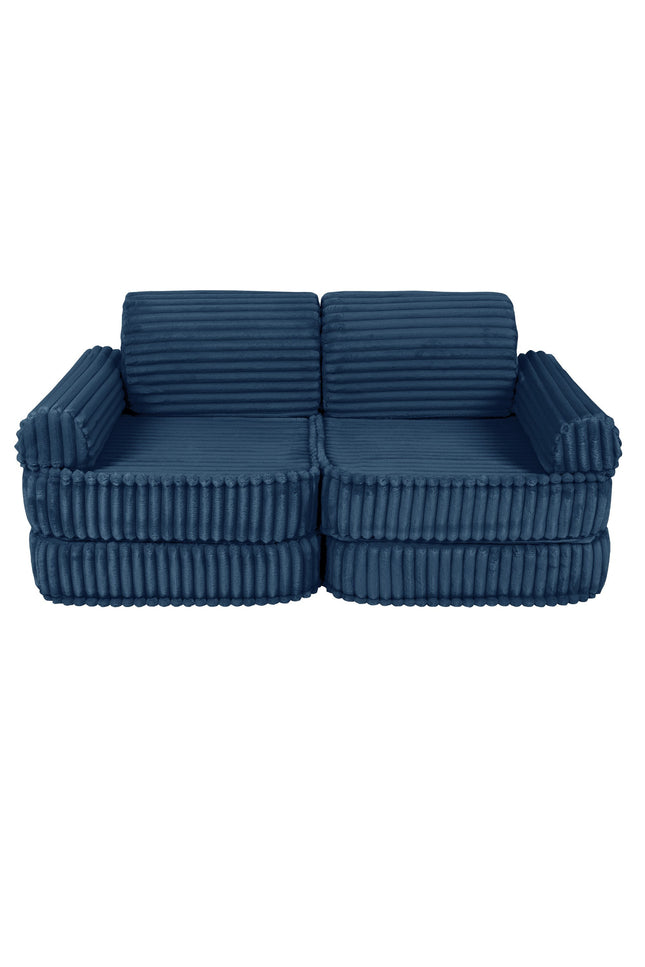Modulaire kinderbank medium - Churros Blauw-mercibeaucoupp.eu