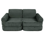 Medium Modular Sofa for Kids - Churros Forest Green