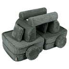 Medium Modular Sofa for Kids - Churros Forest Green