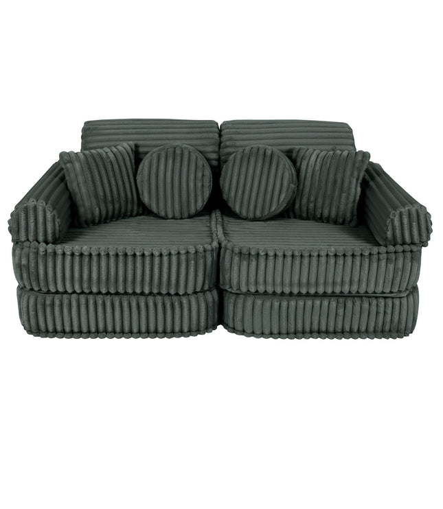 Medium Modular Sofa for Kids - Churros Forest Green