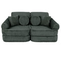 Medium Modular Sofa for Kids - Churros Forest Green