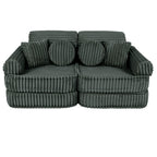 Medium Modular Sofa for Kids - Churros Forest Green