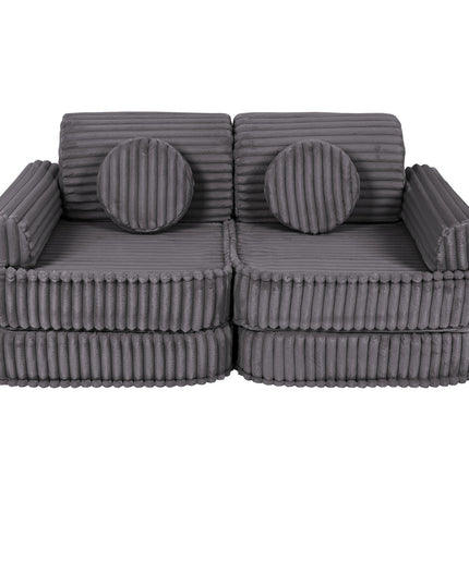 Modulaire kinderbank medium - Churros Jurassic Grey-mercibeaucoupp.eu