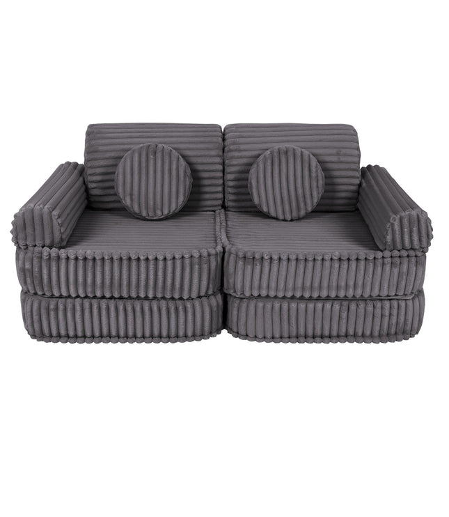 Medium Modular Sofa for Kids - Churros Jurassic Grey