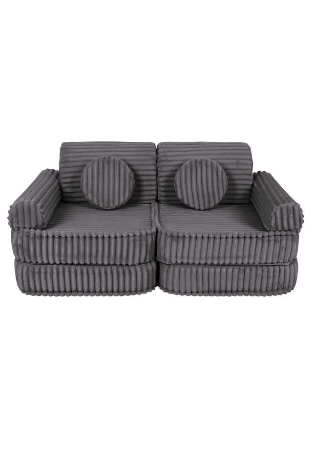 Modulaire kinderbank medium - Churros Jurassic Grey-mercibeaucoupp.eu