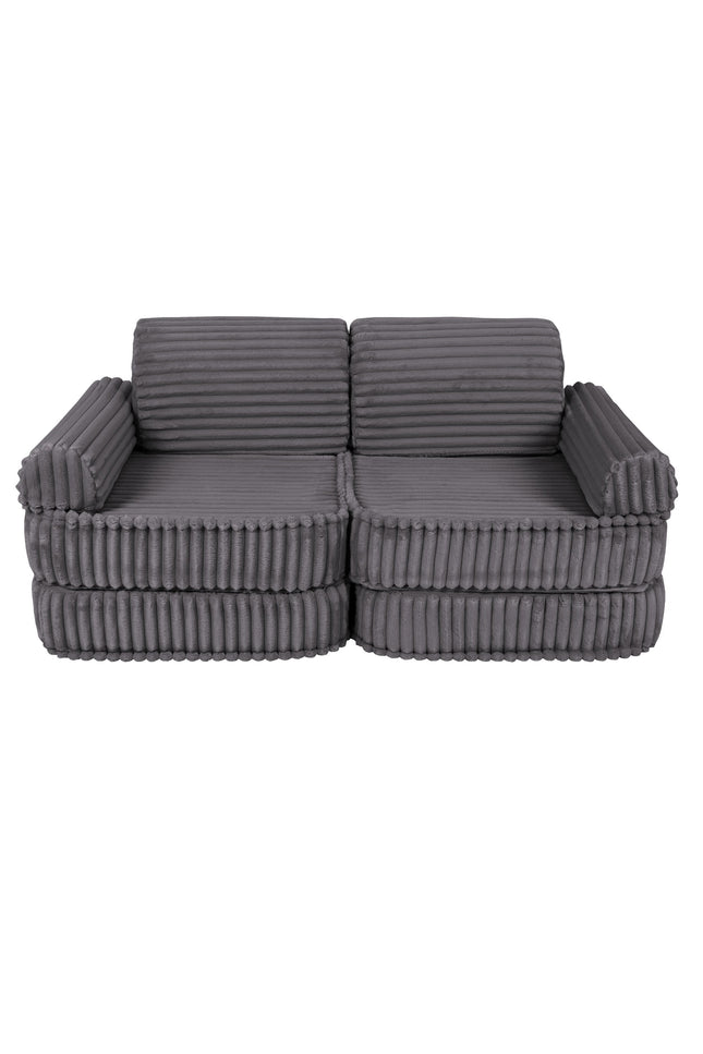 Modulaire kinderbank medium - Churros Jurassic Grey-mercibeaucoupp.eu