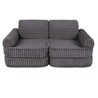 Medium Modular Sofa for Kids - Churros Jurassic Grey