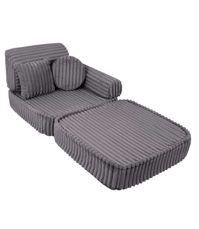 Medium Modular Sofa for Kids - Churros Jurassic Grey