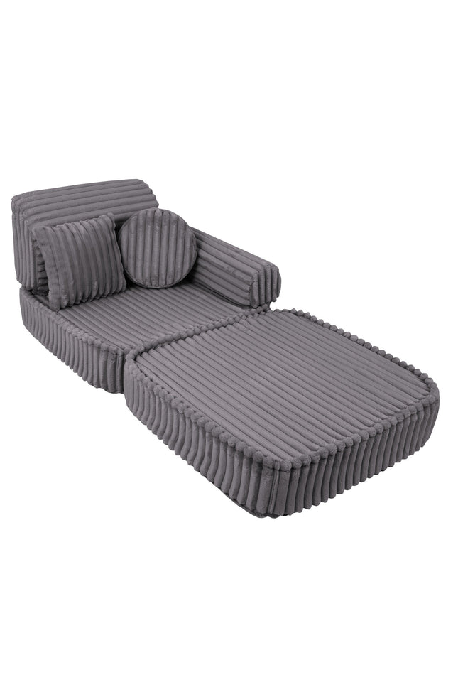 Modulaire kinderbank medium - Churros Jurassic Grey-mercibeaucoupp.eu