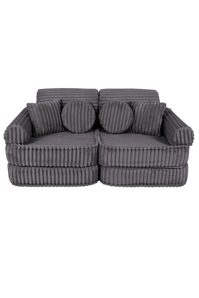 Modulaire kinderbank medium - Churros Jurassic Grey-mercibeaucoupp.eu
