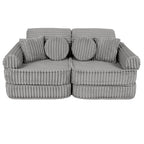 Medium Modular Sofa for Kids - Churros Moon Grey