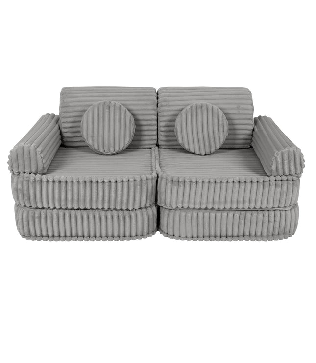 Medium Modular Sofa for Kids - Churros Moon Grey