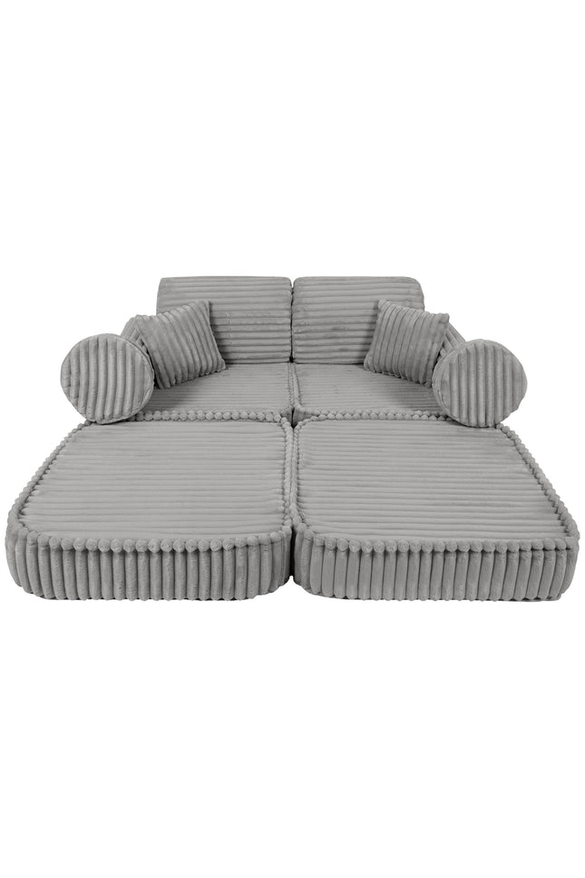 Modulaire kinderbank medium - Churros Moon Grey-mercibeaucoupp.eu