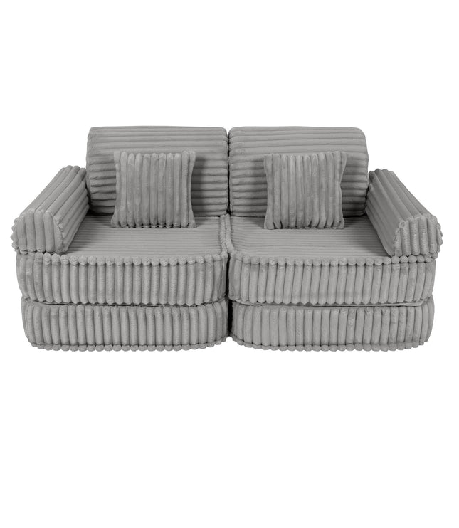 Medium Modular Sofa for Kids - Churros Moon Grey