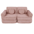 Medium Modular Sofa for Kids - Churros Pink