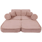 Medium Modular Sofa for Kids - Churros Pink