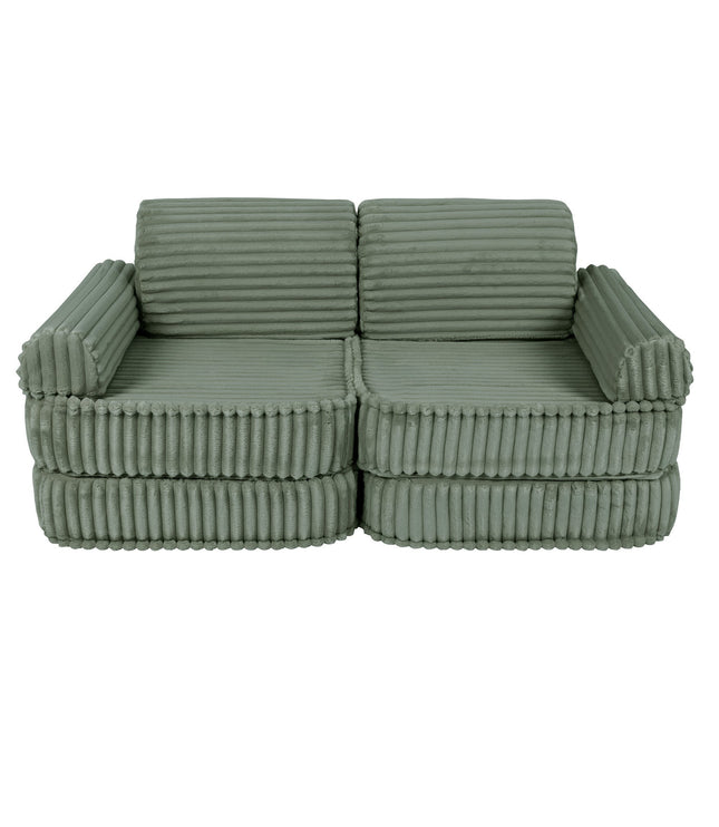 Medium Modular Sofa for Kids - Churros Sage Green