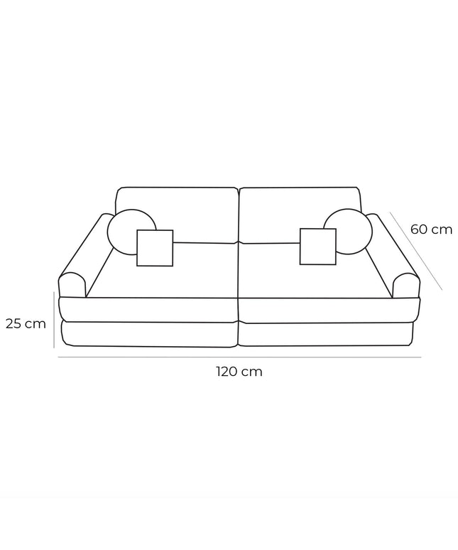 Modulaire kinderbank medium - Churros saliegroen-mercibeaucoupp.eu