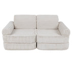 Medium Modular Sofa for Kids - Churros White