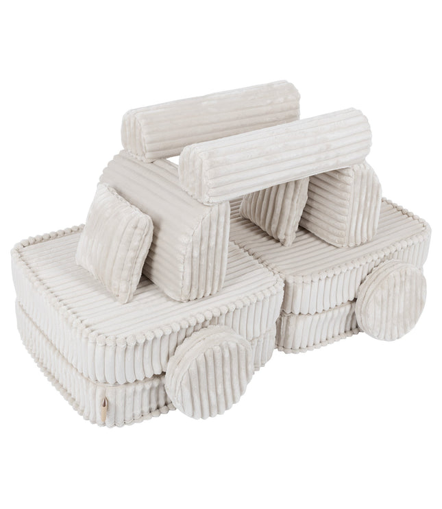 Medium Modular Sofa for Kids - Churros White