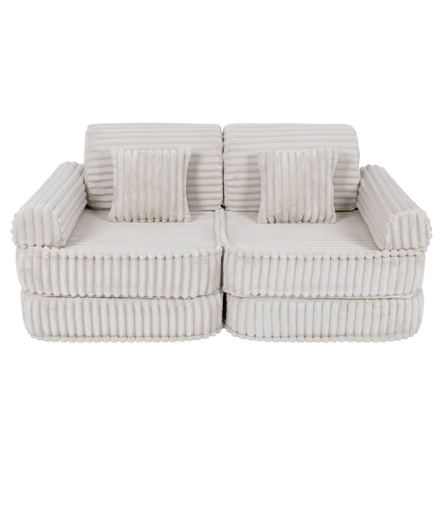 Medium Modular Sofa for Kids - Churros White