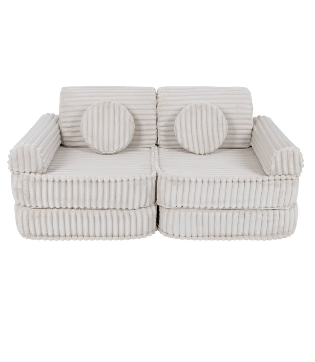 Medium Modular Sofa for Kids - Churros White