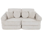 Medium Modular Sofa for Kids - Churros White