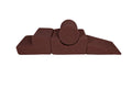 MeowBaby® Bearly Shape Set with 4 Elements - Brown