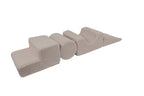 MeowBaby® Bearly Shape Set with 4 Elements - Gray