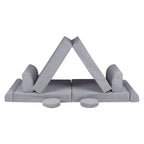 MeowBaby® Large Slimcord Premium Sofa - Gray