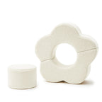 MeowBaby® Foam Flower Shape Set, 3 Elements, Bearly Cream