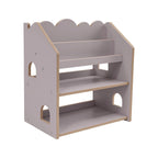 MeowBaby Montessori MDF House Bookcase - Grey