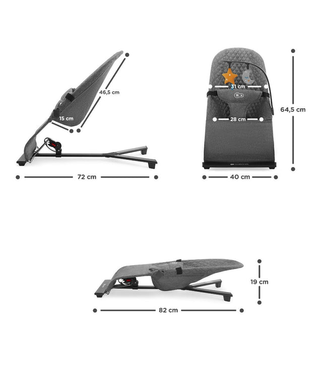 Baby Bouncer MIMI - Grey