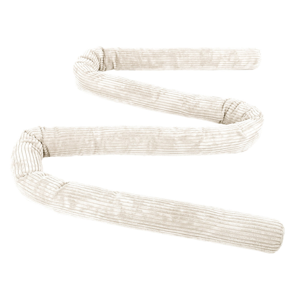 Beschermende rolbumper voor babybed - Ecru-mercibeaucoupp.eu