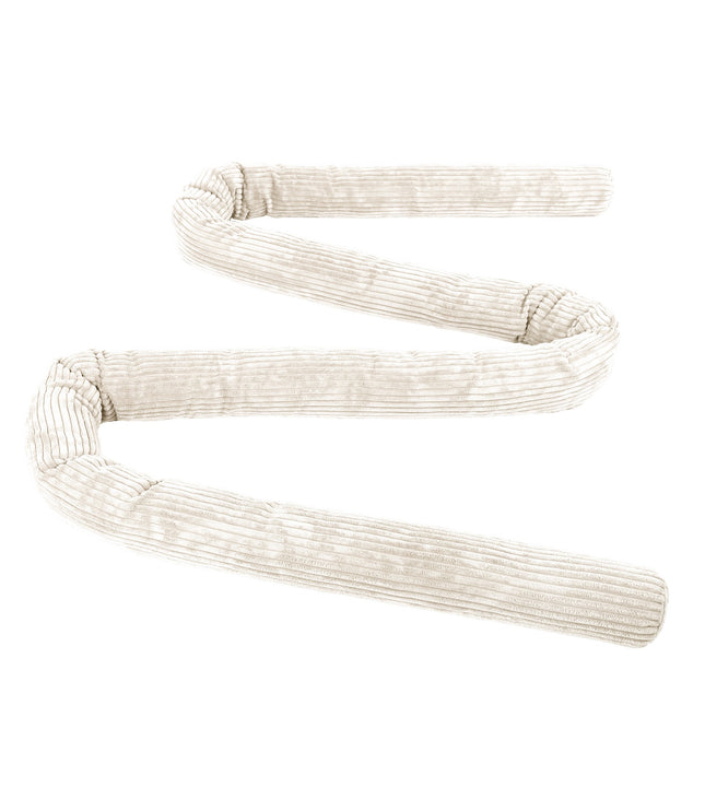 Protective Roll Bumper for Baby Crib – Grey