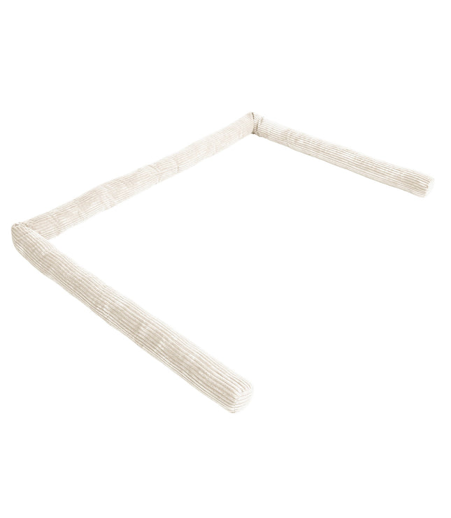 Protective Roll Bumper for Baby Crib – Grey