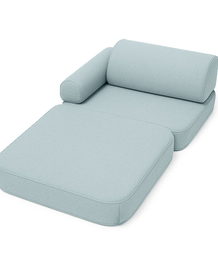 Kleine Binnen / Buiten Outzy Pocket Sofa voor kinderen - Cloudberry Sky Blue-mercibeaucoupp.eu