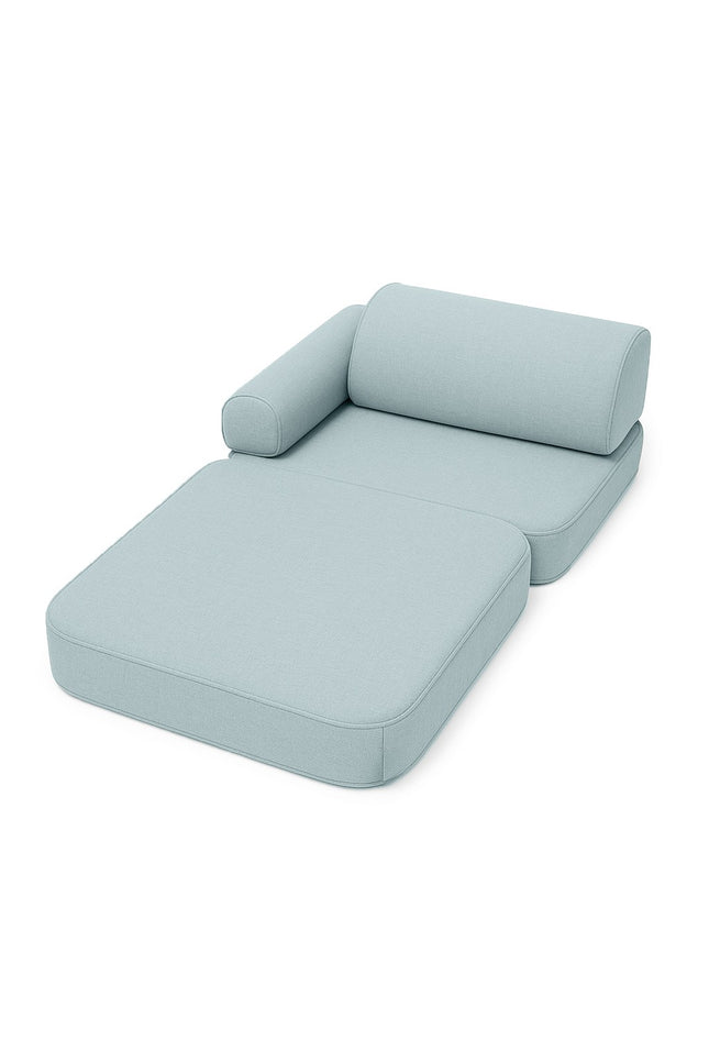 Kleine Binnen / Buiten Outzy Pocket Sofa voor kinderen - Cloudberry Sky Blue-mercibeaucoupp.eu