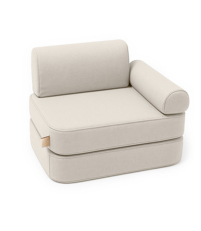 Small Indoor/Outdoor Outzy Pocket Sofa For Children - Oat Blush Beige