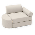 Small Indoor/Outdoor Outzy Pocket Sofa For Children - Oat Blush Beige