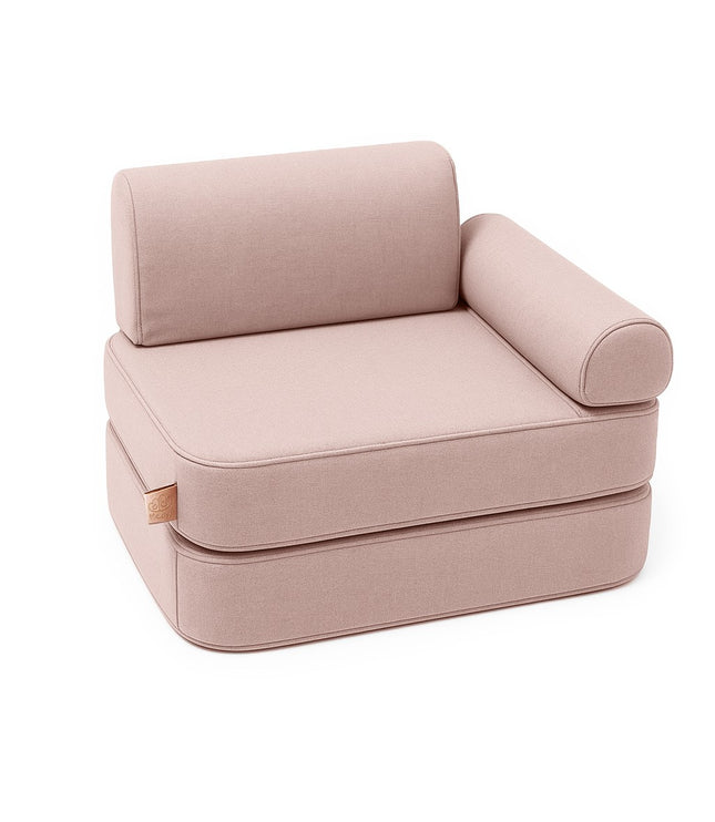 Small Indoor/Outdoor Outzy Pocket Sofa For Children - Rosy Dune Pink