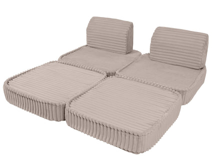Small Modular Sofa for Kids - Churros Beige
