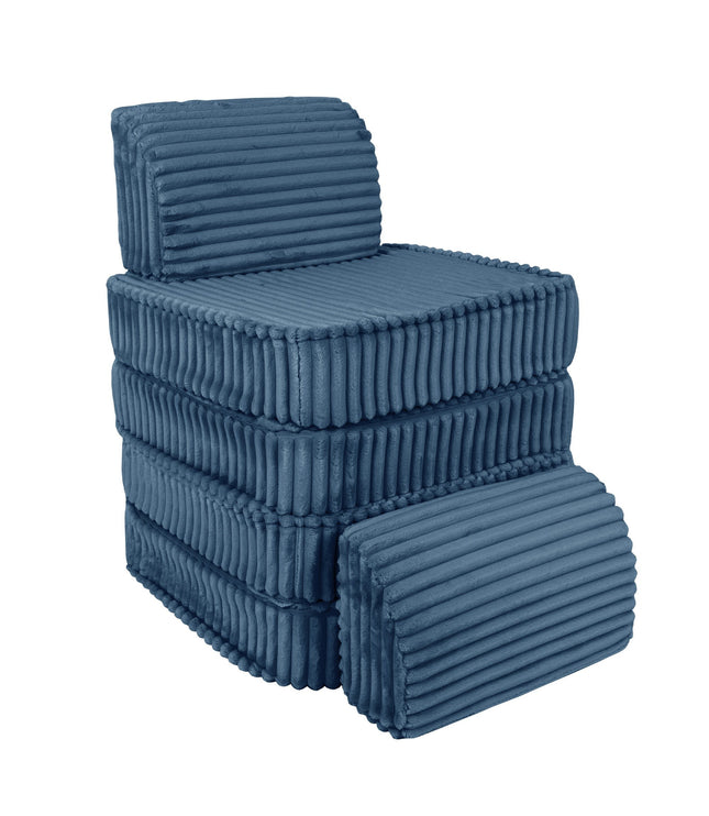 Small Modular Sofa for Kids - Churros Blue