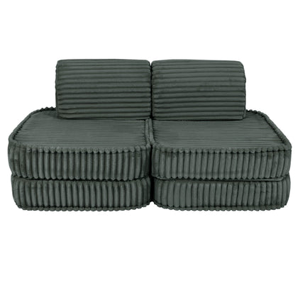 Kleine modulaire sofa voor kinderen - Churros Bosgroen-mercibeaucoupp.eu