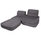 Small Modular Sofa for Kids - Churros Jurassic Grey